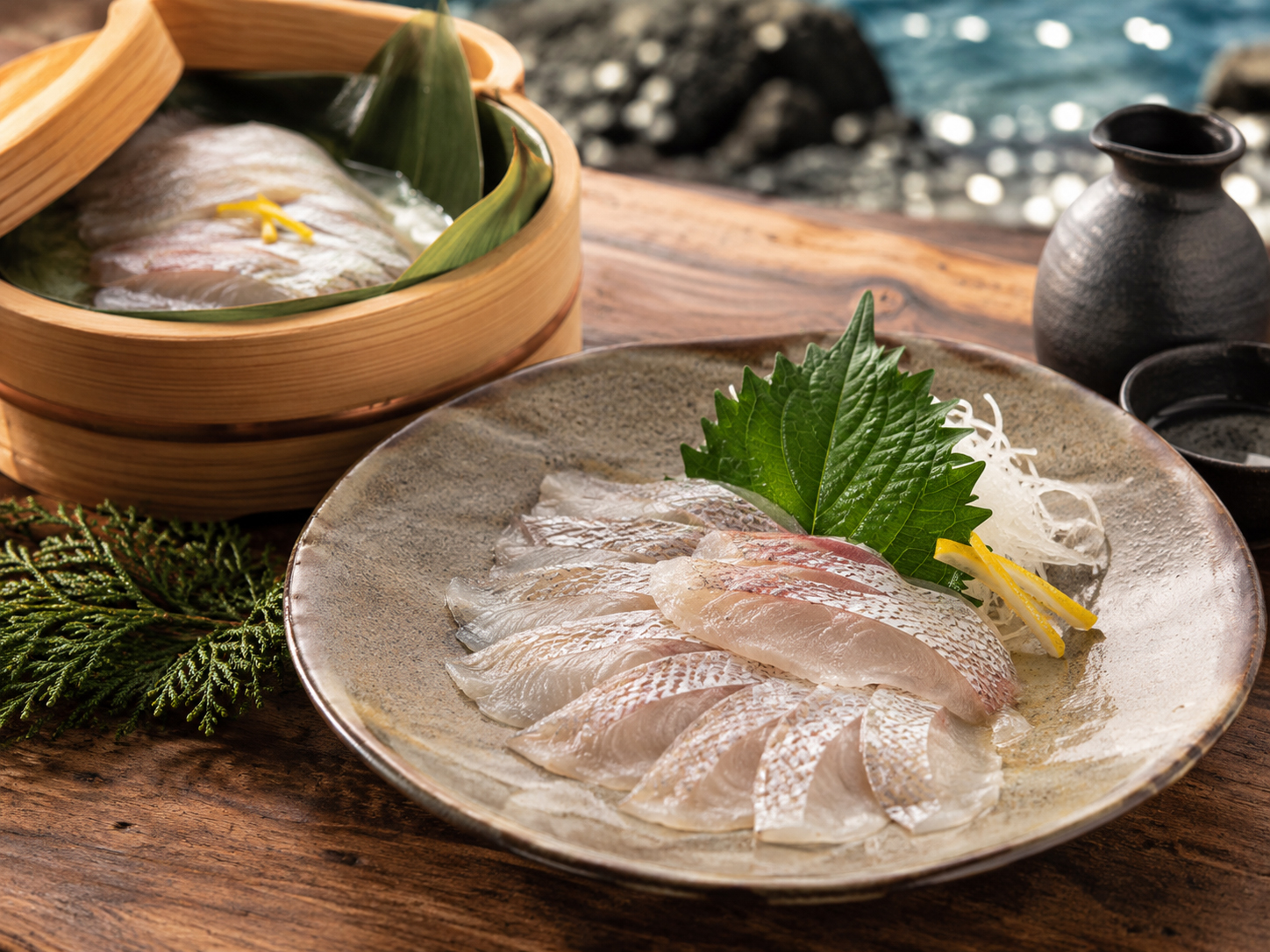 小鯛ささ漬。若狭小浜の杉樽入り海産加工品。