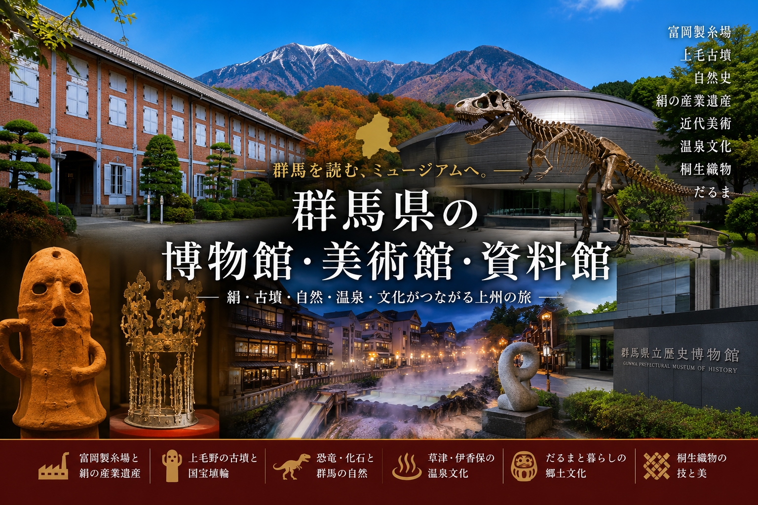 群馬県の博物館・美術館・資料館イメージ