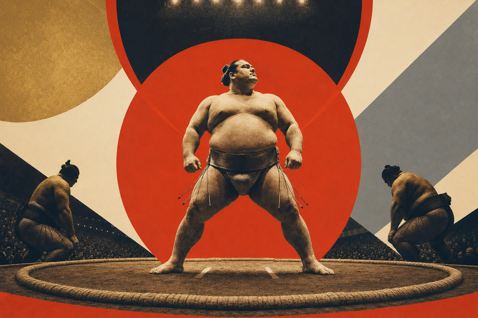 Aonishiki winning the Nagoya tournament through a three-wrestler playoff