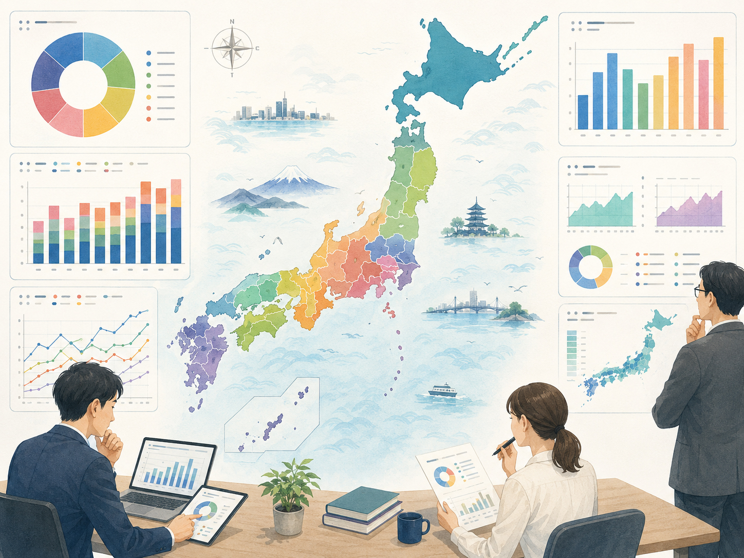 自治体財政を“見える化”――地図で読む地方の台所 illustration