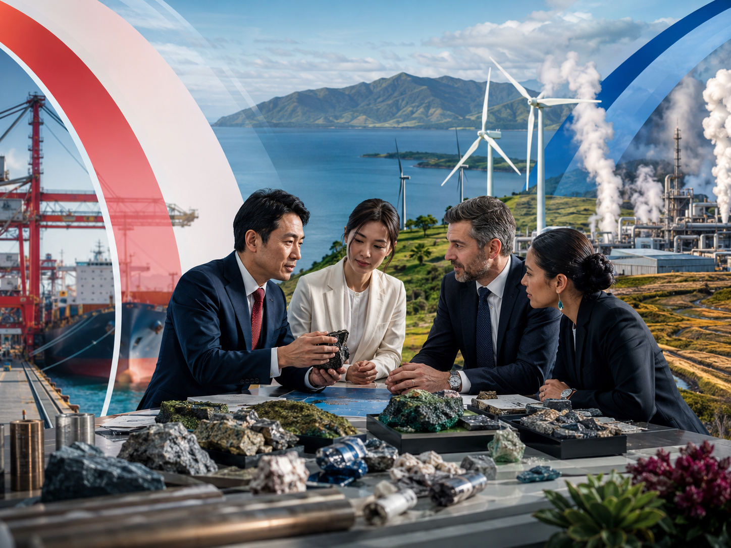 日NZ、重要鉱物とエネルギーで接近――太平洋の経済安全保障地図 illustration
