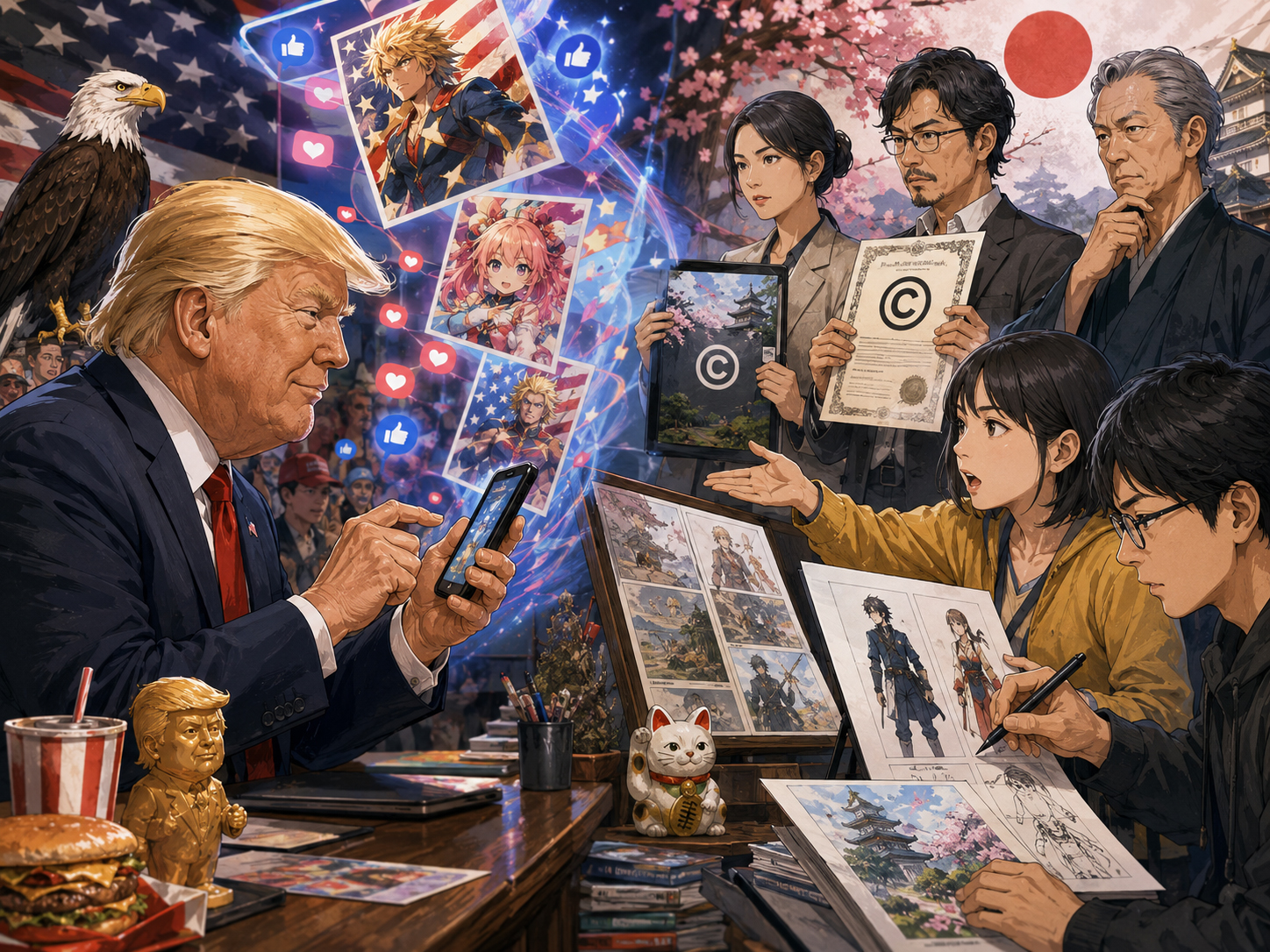 トランプ氏のアニメ投稿、日本が押し返す理由 illustration