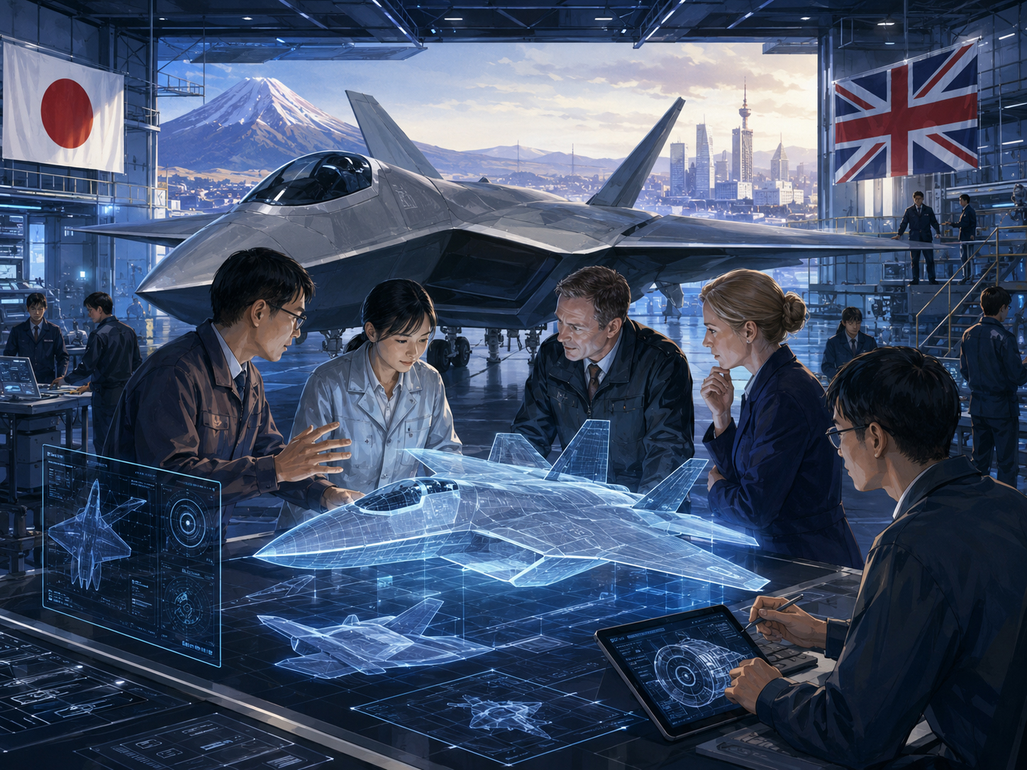 英日テック防衛協定、次世代戦闘機を動かす illustration