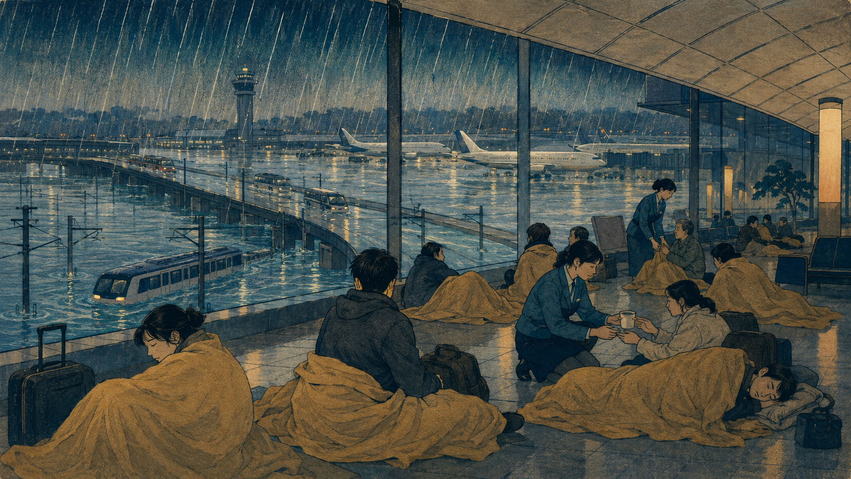 Seven Thousand Stranded at Narita: What the Chiba Flood Exposed About Airport Access