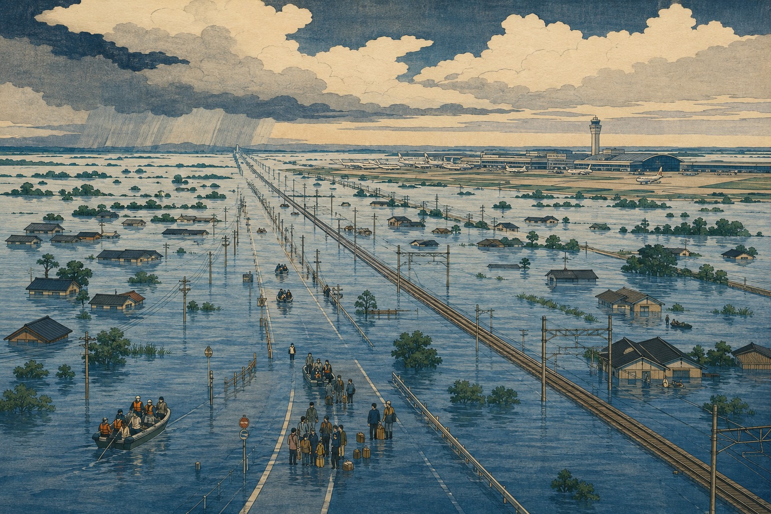 The Night Narita Became an Island: Inside the August 2026 Chiba Torrential Rain