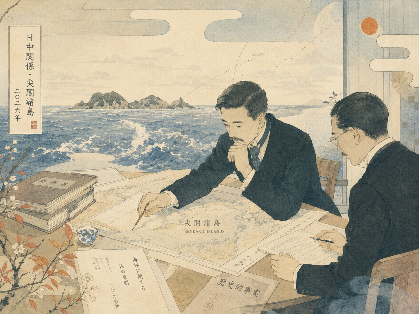 尖閣をめぐる中国と日本の説明の衝突