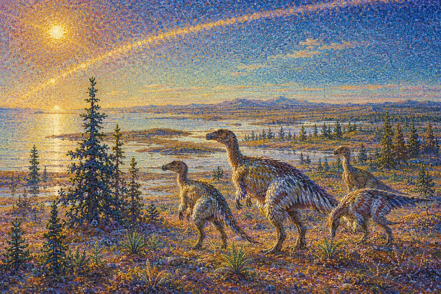 Tilted Late Cretaceous Earth and a warm dinosaur Arctic