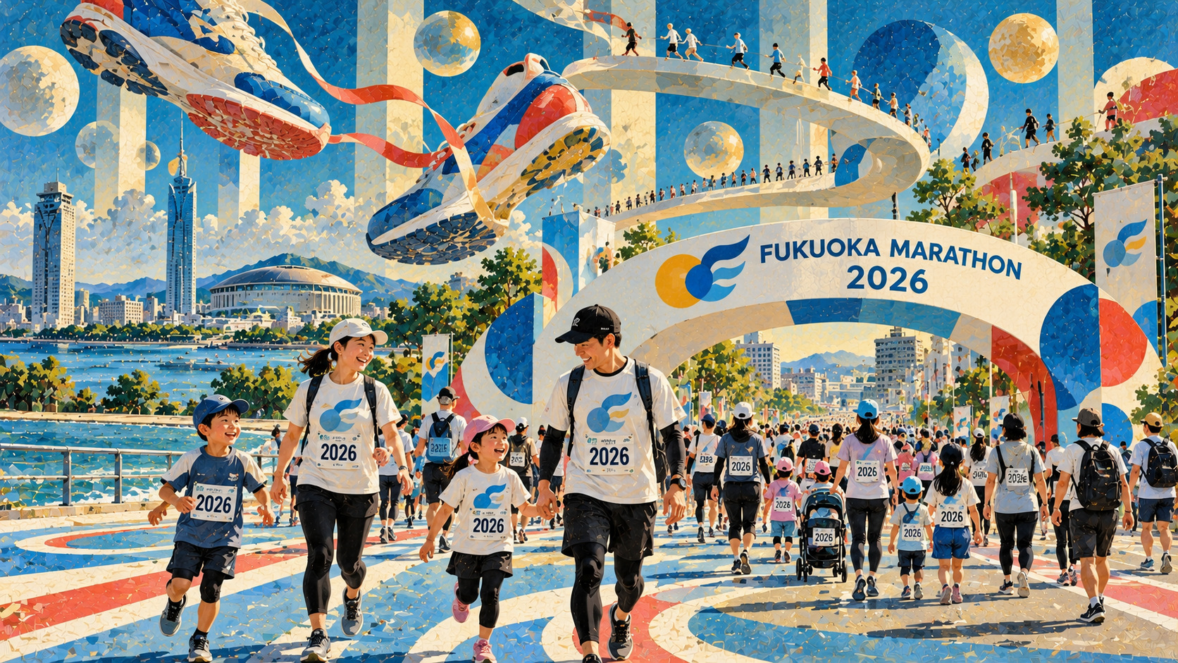Small Steps Toward a Big Race — editorial illustration