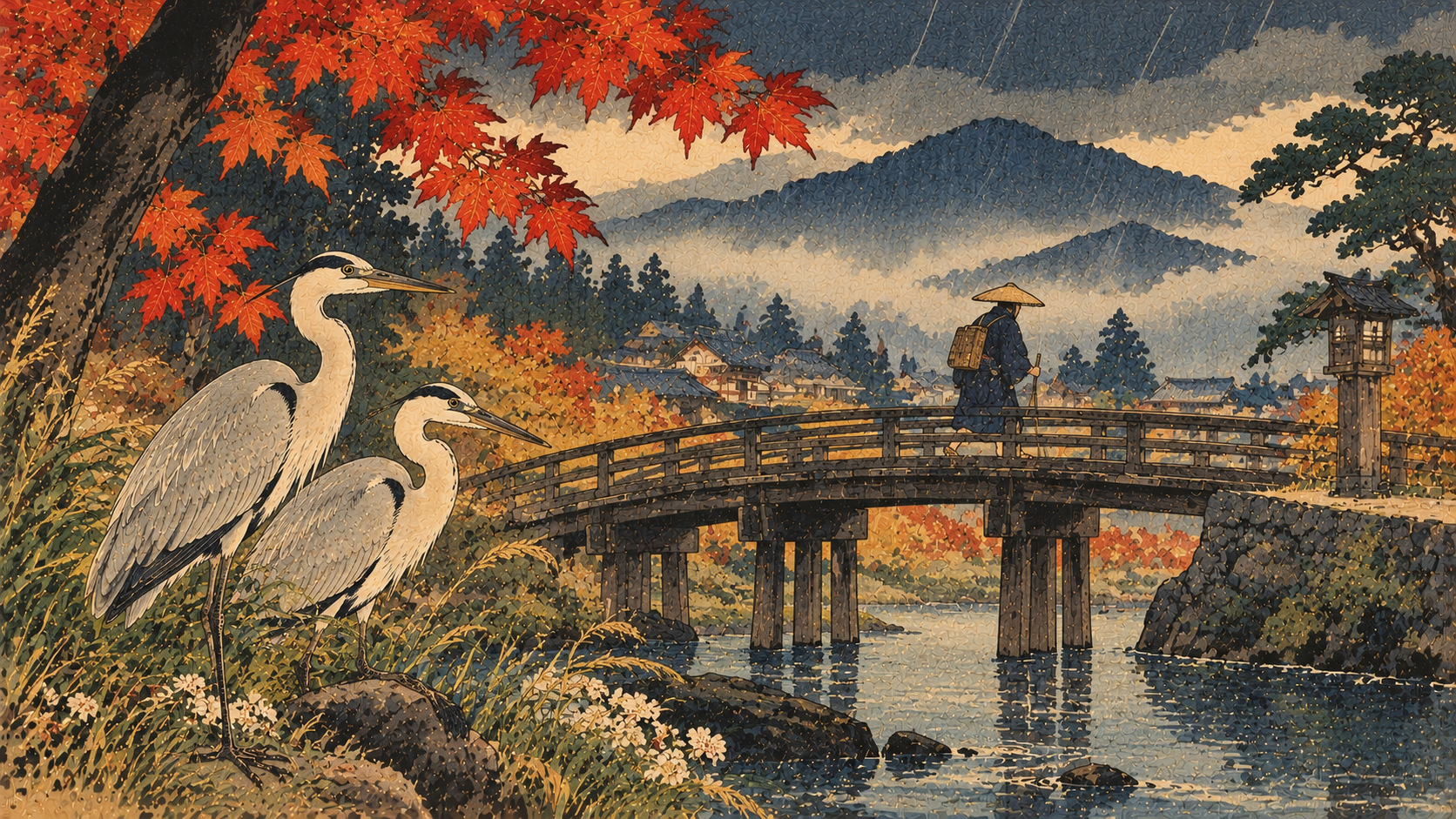 歌川広重の東海道、まもなく展示替え――東京国立博物館「江戸のベストアングル」と旅の歴史 — editorial illustration