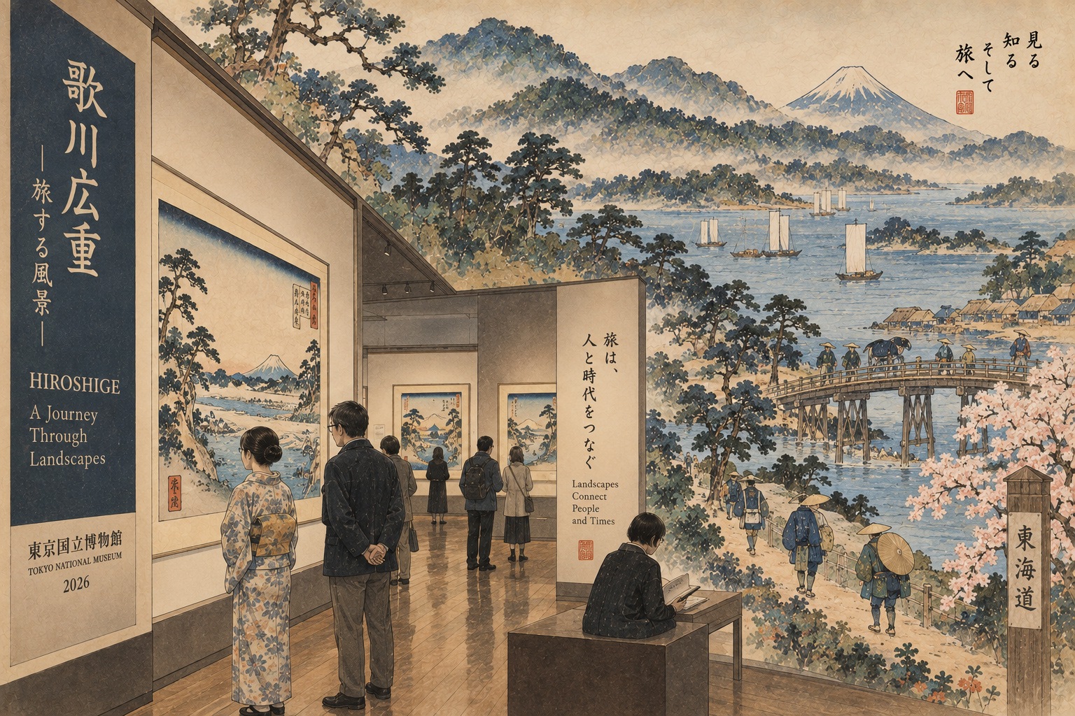 広重は「景色」を描いたのではない――東京国立博物館の大規模展が見せる、江戸を記憶に変えた視点