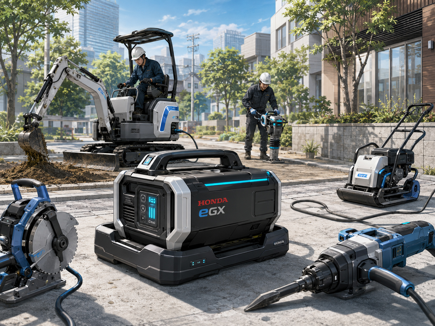 Can Honda eGX Quietly Change the Construction Site? illustration