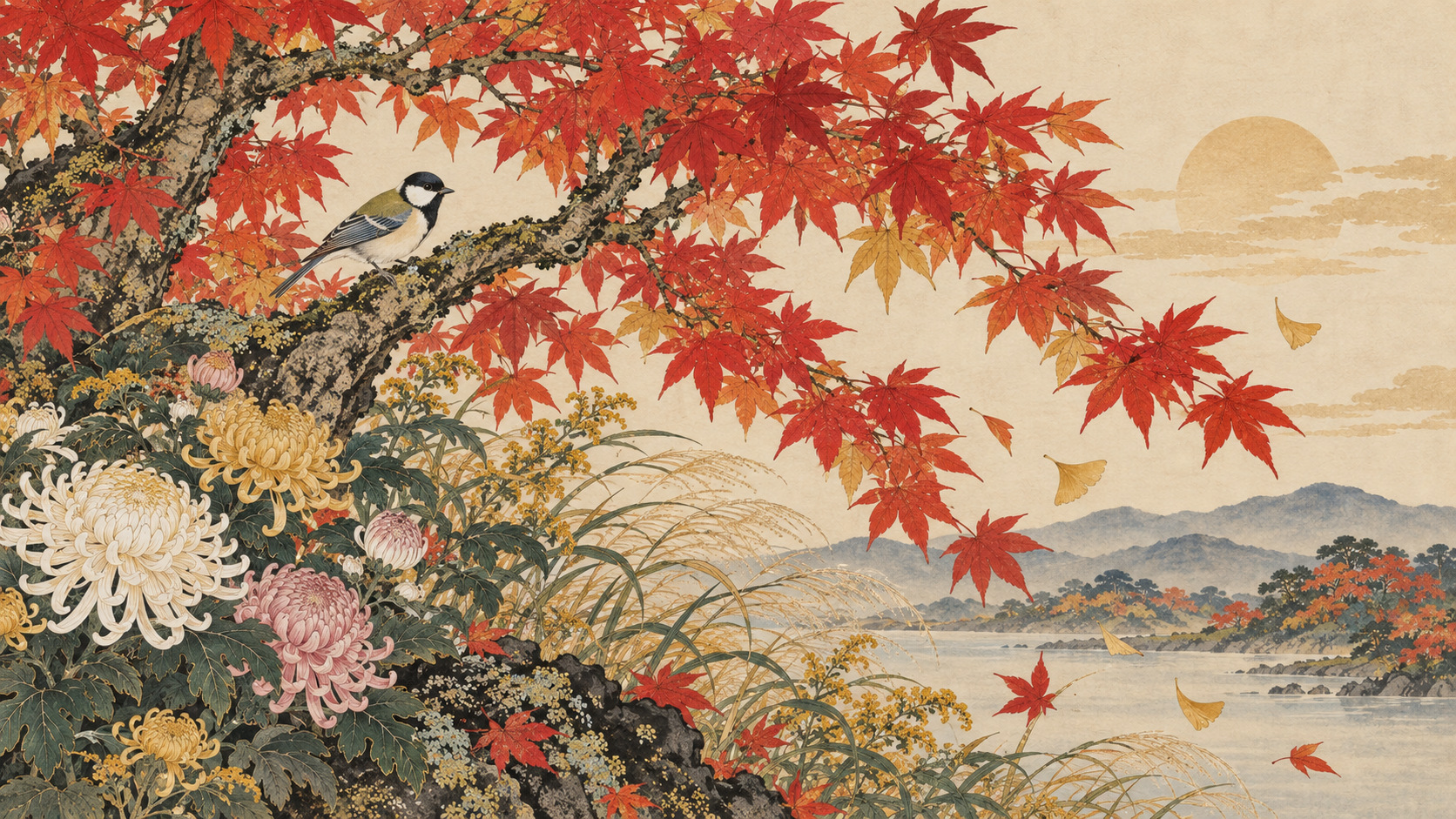 今尾景年――秋のいのちを描く、京都の花鳥画と近代木版の技