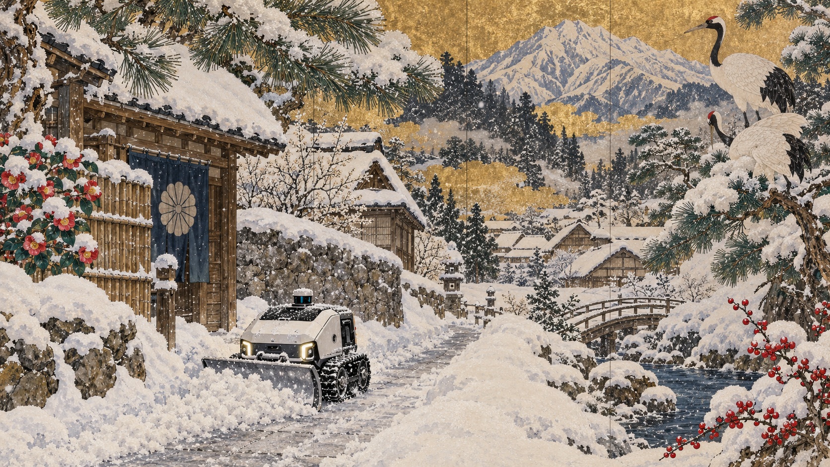 小さな電動除雪車が雪国の仕事を変えるか