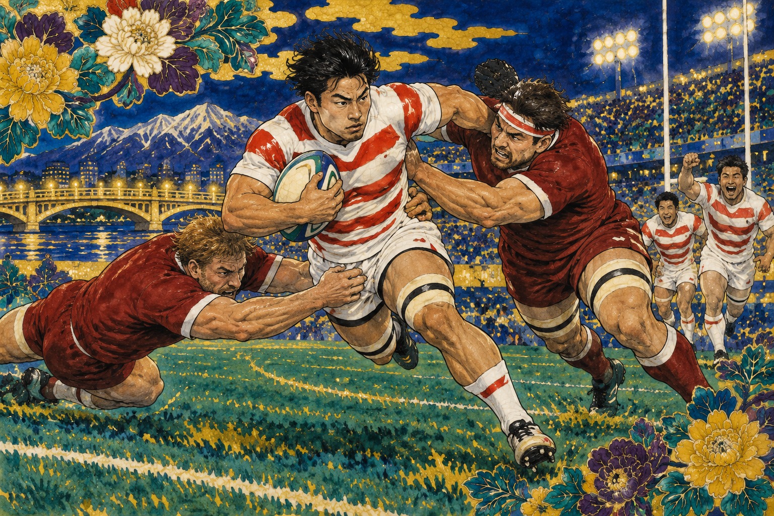 Japan Beats Canada 57–12 Before 18,045 in Niigata