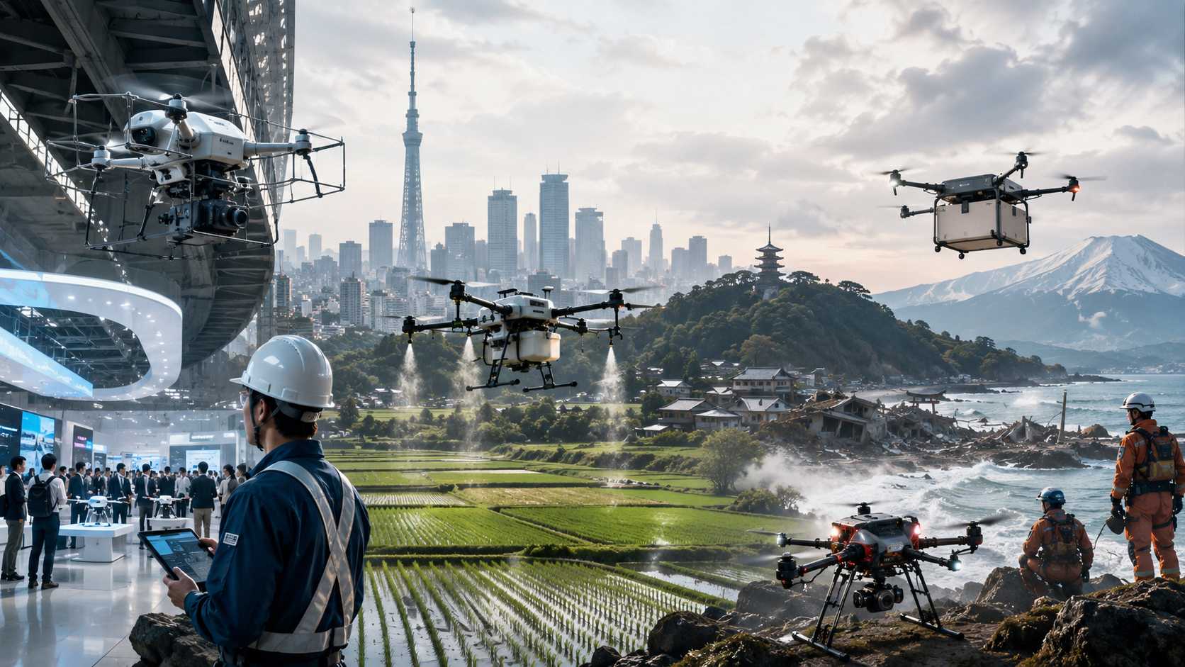 日本のドローン・モーメント:空を飛ぶ実務インフラを読む