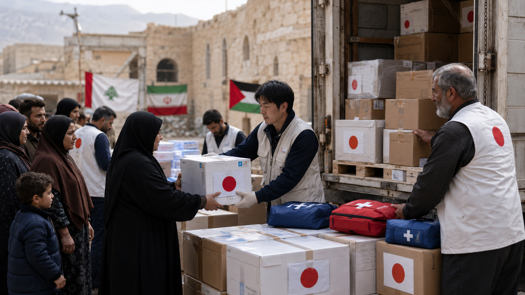 日本、イラン・レバノン・パレスチナへ1500万ドルの緊急無償資金協力