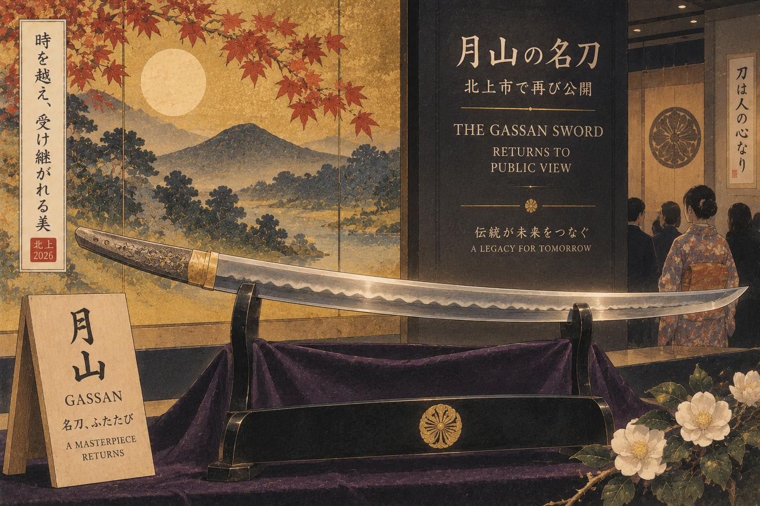 630年前の月山刀、北上で特別公開――「綾杉肌」が語る東北の鉄と技の歴史