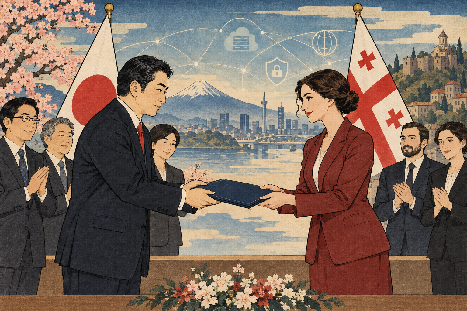 Japan and Georgia Open a Digital Workshop