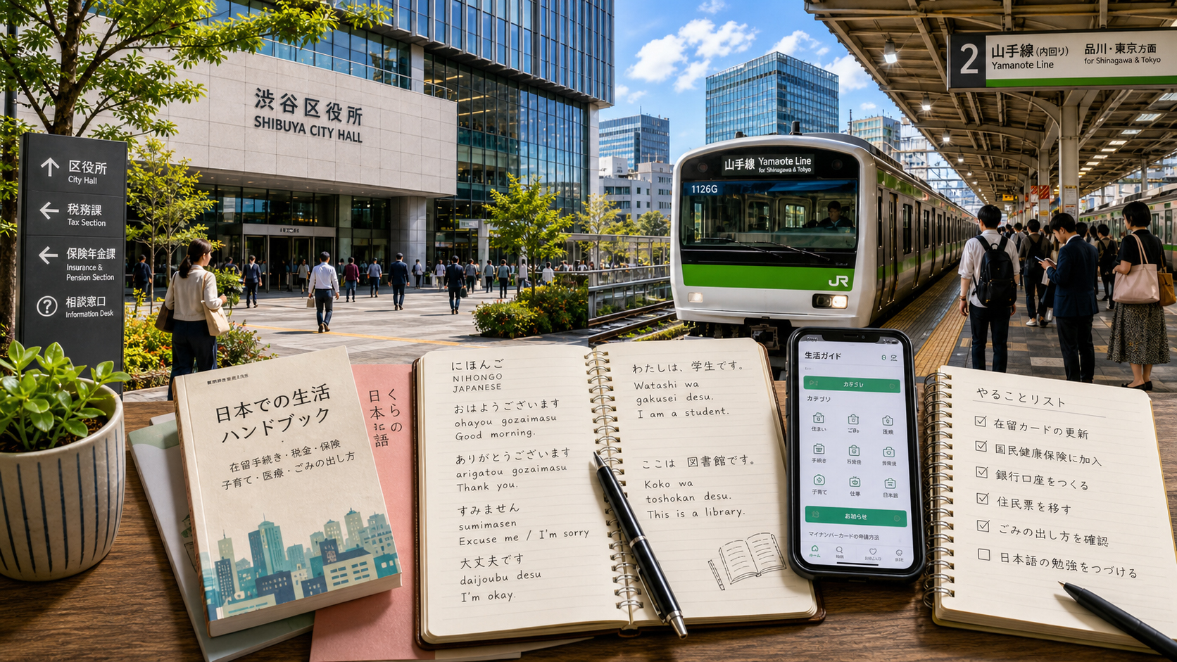 Japanese language and life in Japan