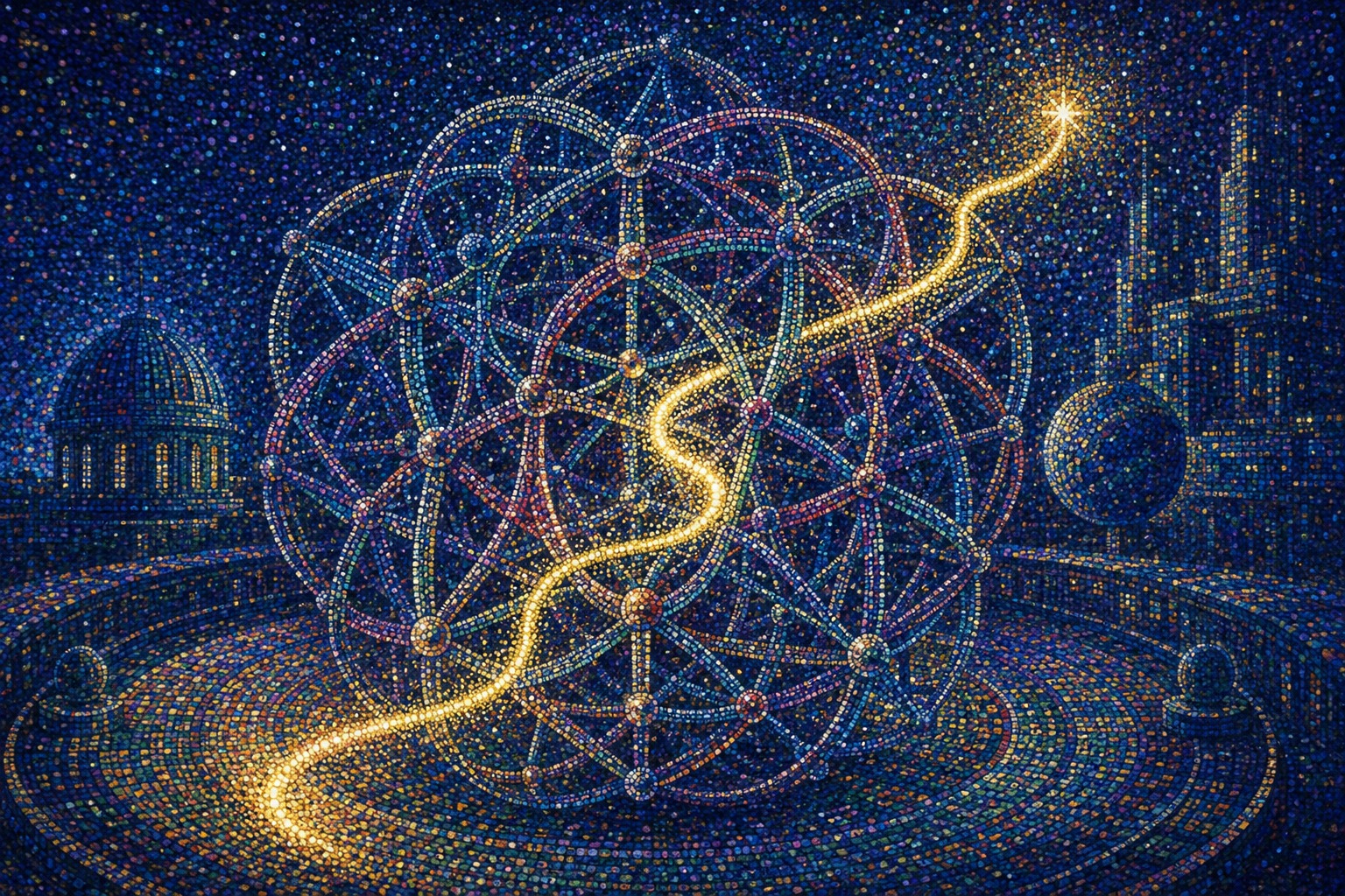 Quadratic equations becoming a matrix as researchers trace a path