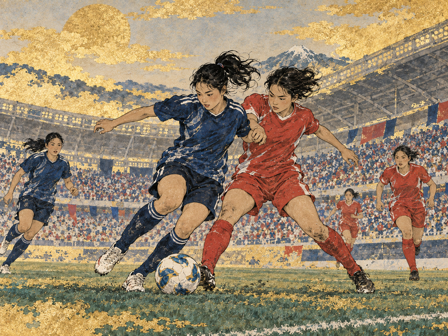 日本対朝鮮民主主義人民共和国 女子サッカーのアジア王座を懸けた「いつもの決勝」