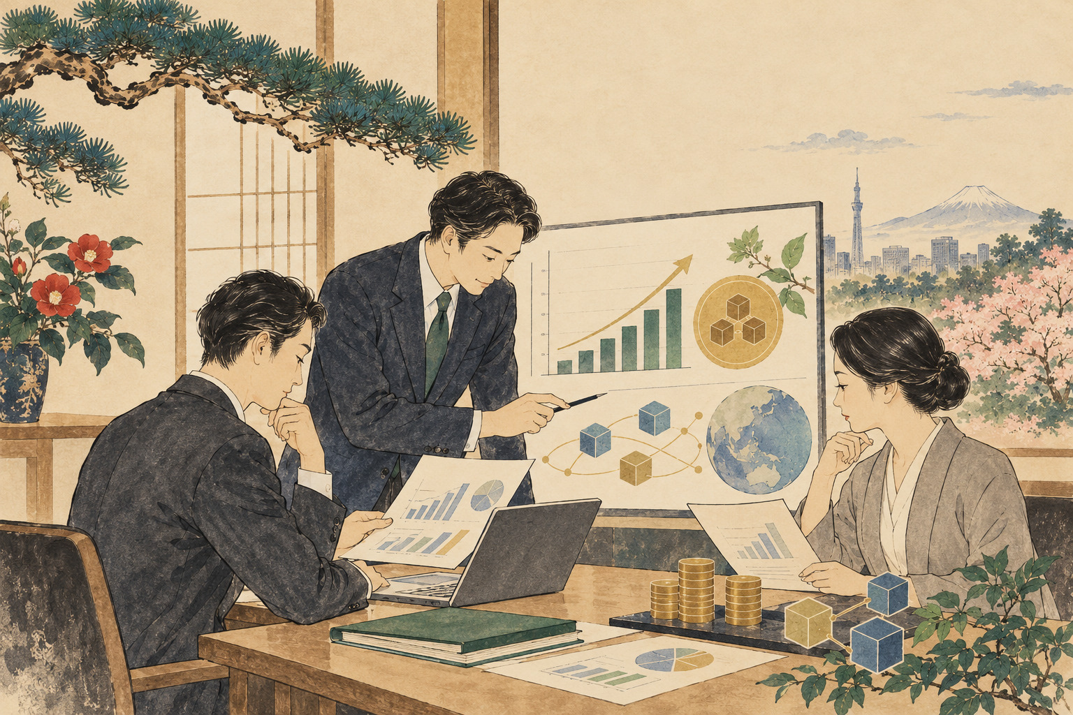 Japan Post Bank Takes 22% Stake in Susten, Linking a Deposit Giant to Automated NISA Investing — editorial image