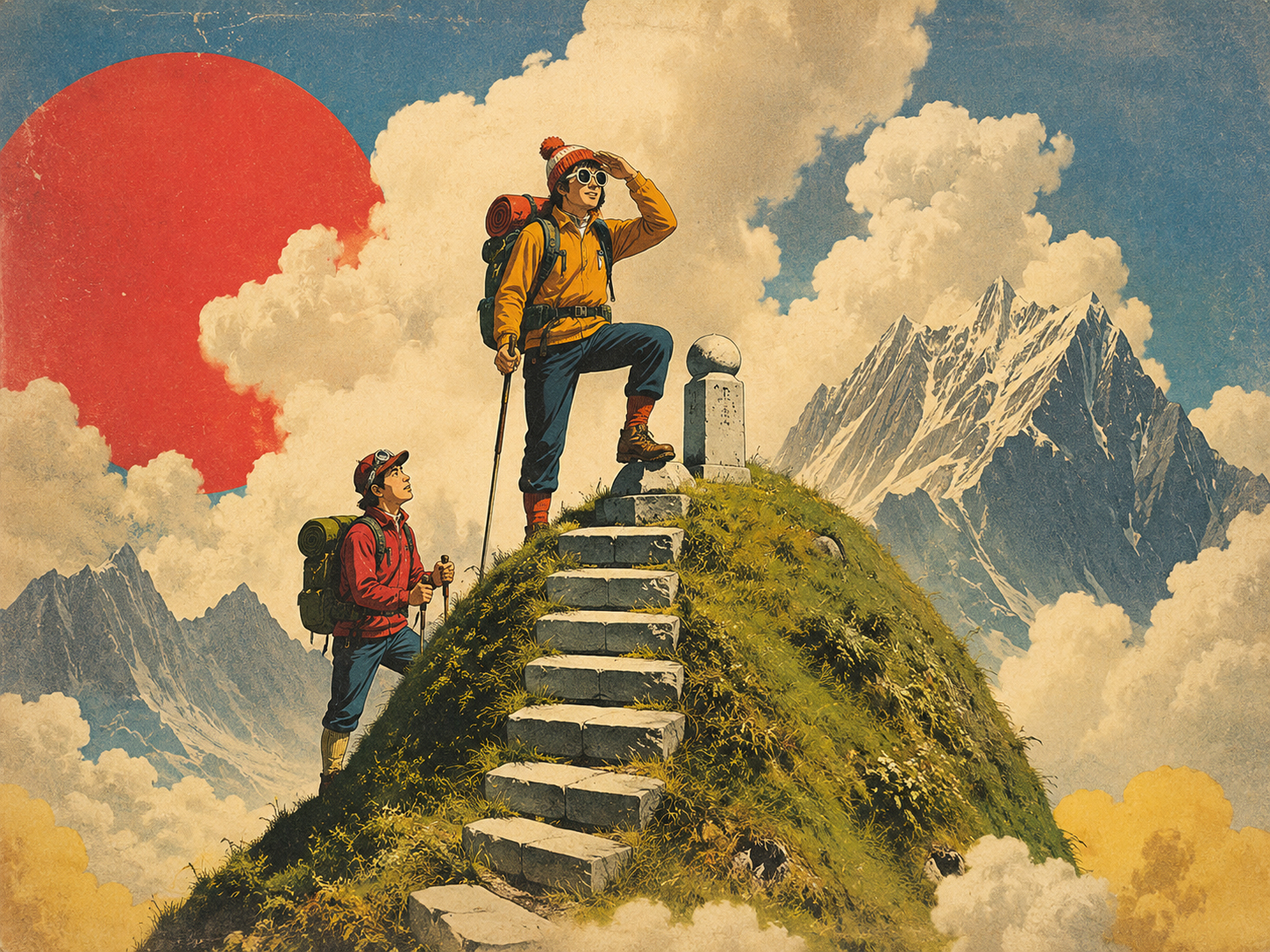 Japan Opens the Climbing Season on a Mountain With a Six-Step Trail