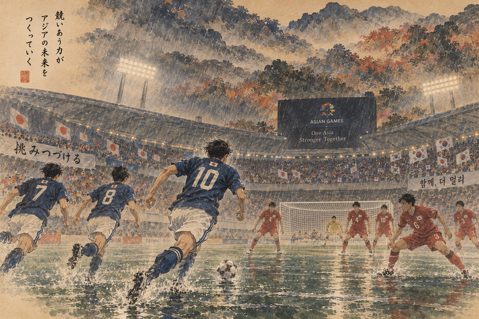 3大会連続の日韓決勝へ――U-21日本代表、土壇場とPK戦を越えて「2010年以来」の金を狙う