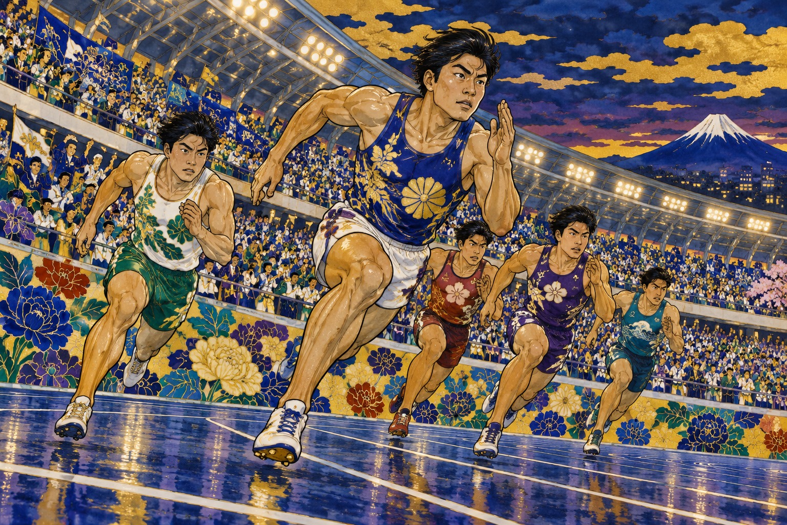 Japan’s 95th National Intercollegiate Athletics Championships Open at Nissan Stadium