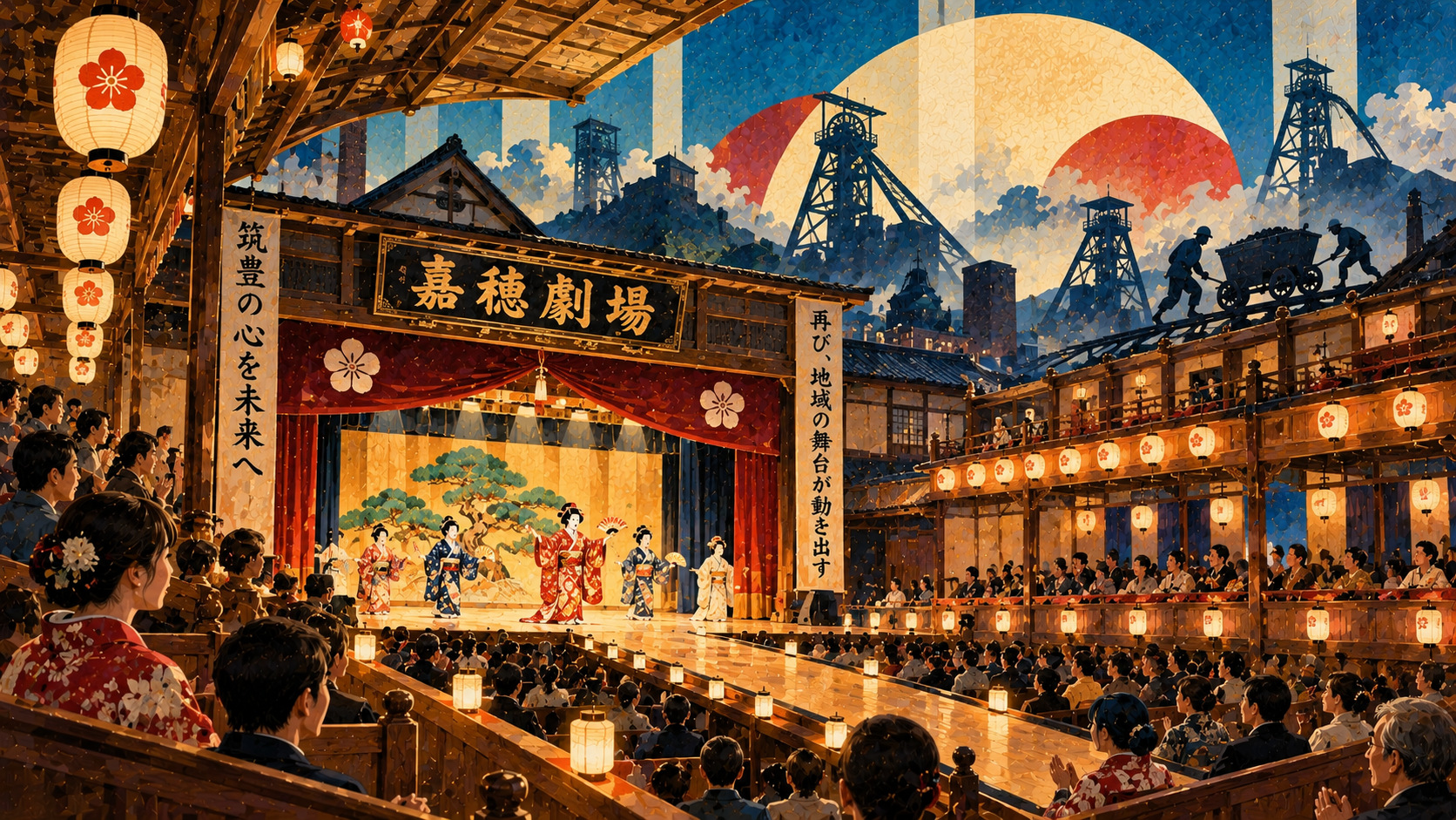 The Coal Miners’ Theater Opens Its Doors Again — illustration
