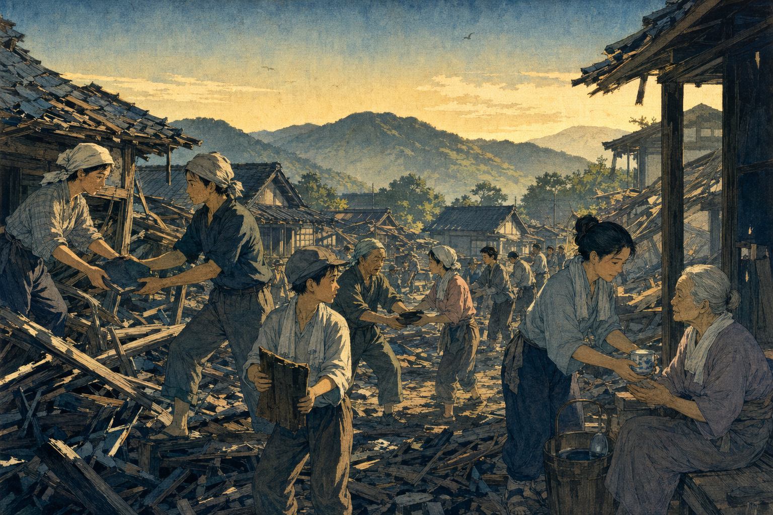 軍手で迎えるお盆――熊本の壊れた暮らしを片づける人々