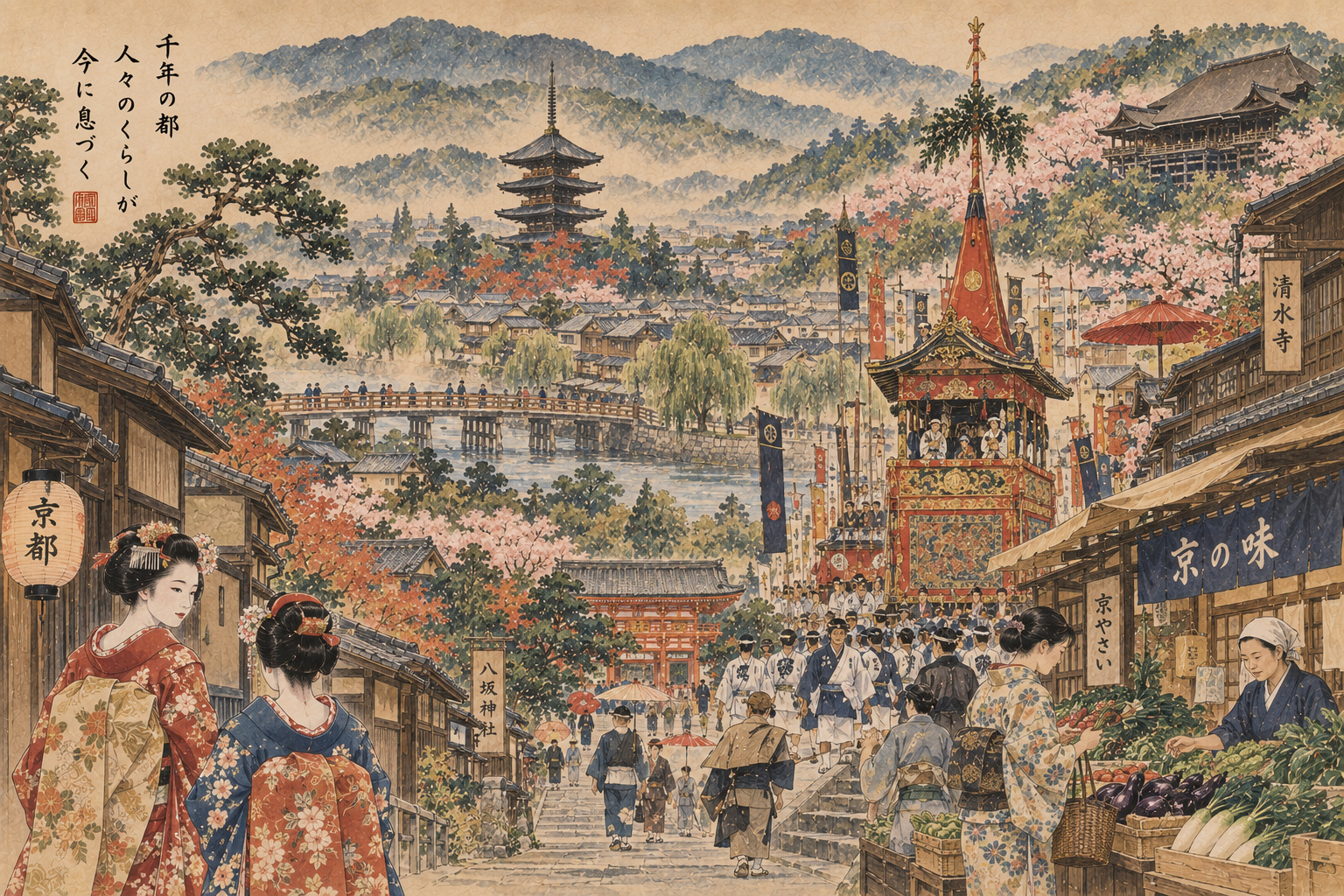 京都は「古都」になったのではない――絵がつくり、祭が繰り返し、食と花街が記憶を更新してきた都市