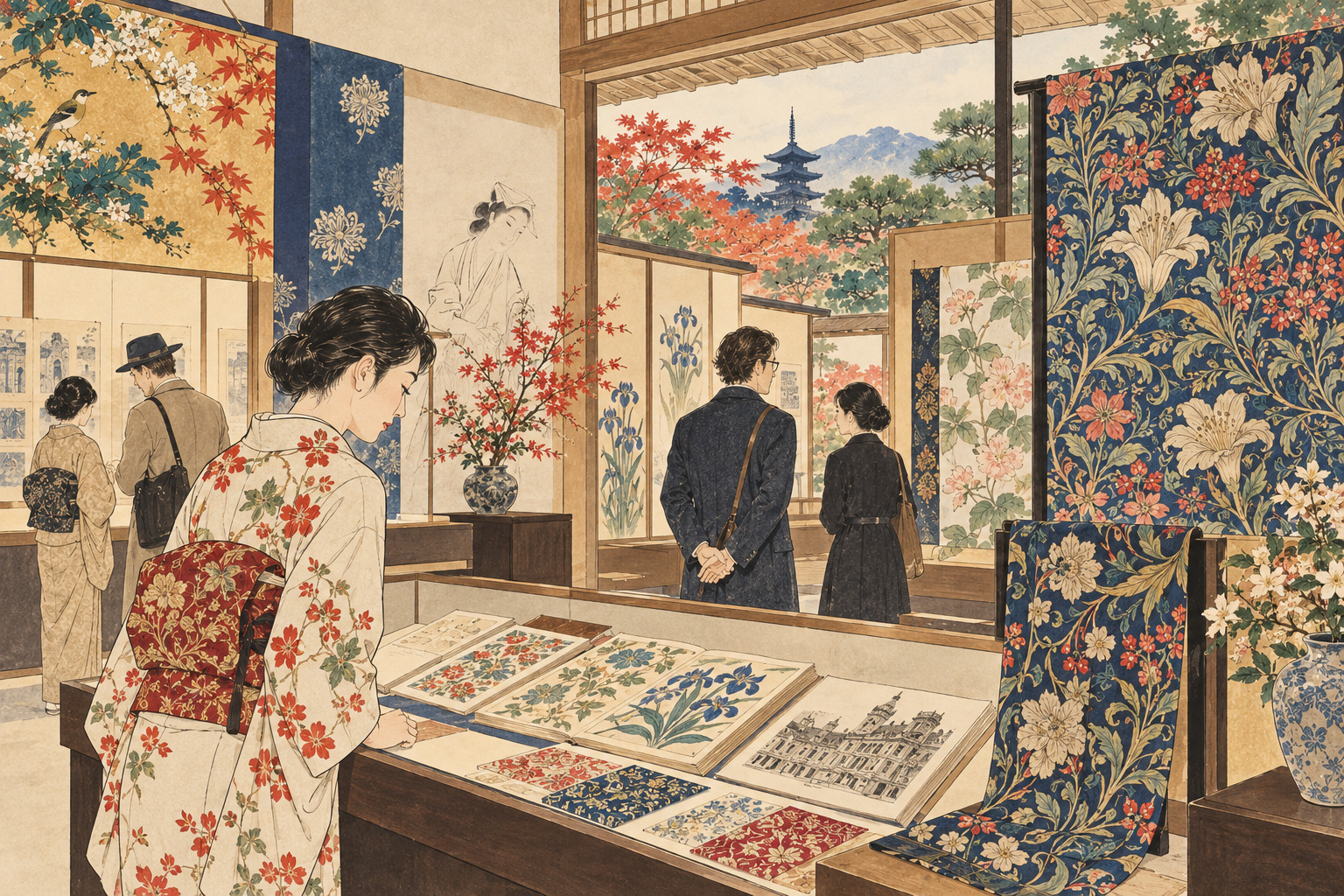 How Liberty Has Looked at Japan: Kyoto Exhibition Reopens 150 Years of British-Japanese Design Exchange — editorial image