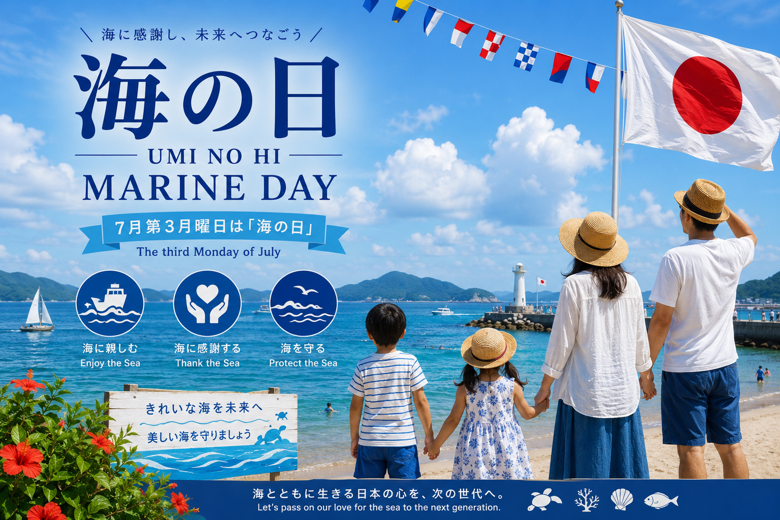 海の日は、夏休みへの公式な深呼吸である