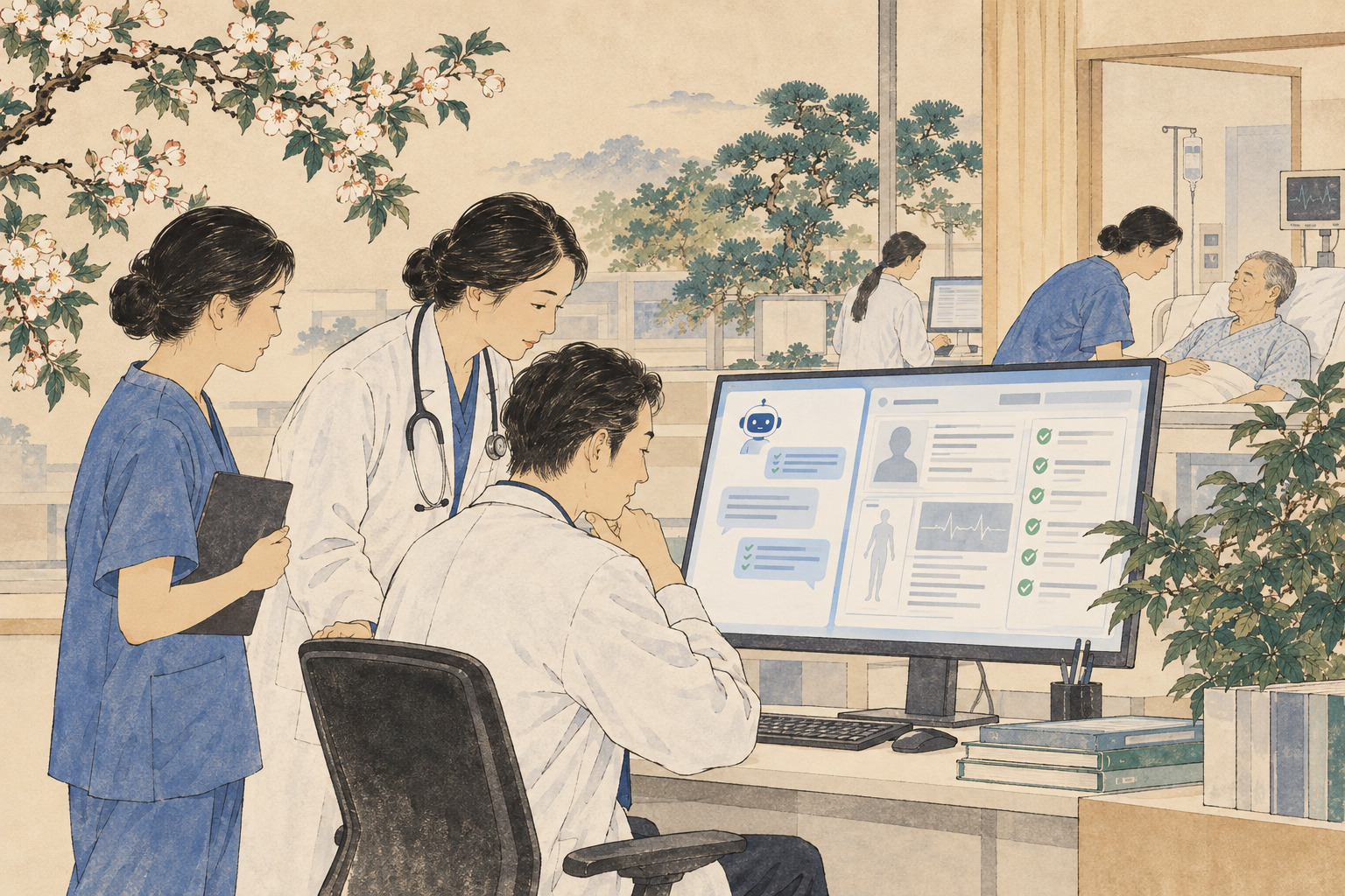 Inside the Electronic Medical Record: How Nagai Hospital Is Turning Generative AI Into a Workflow System — editorial image