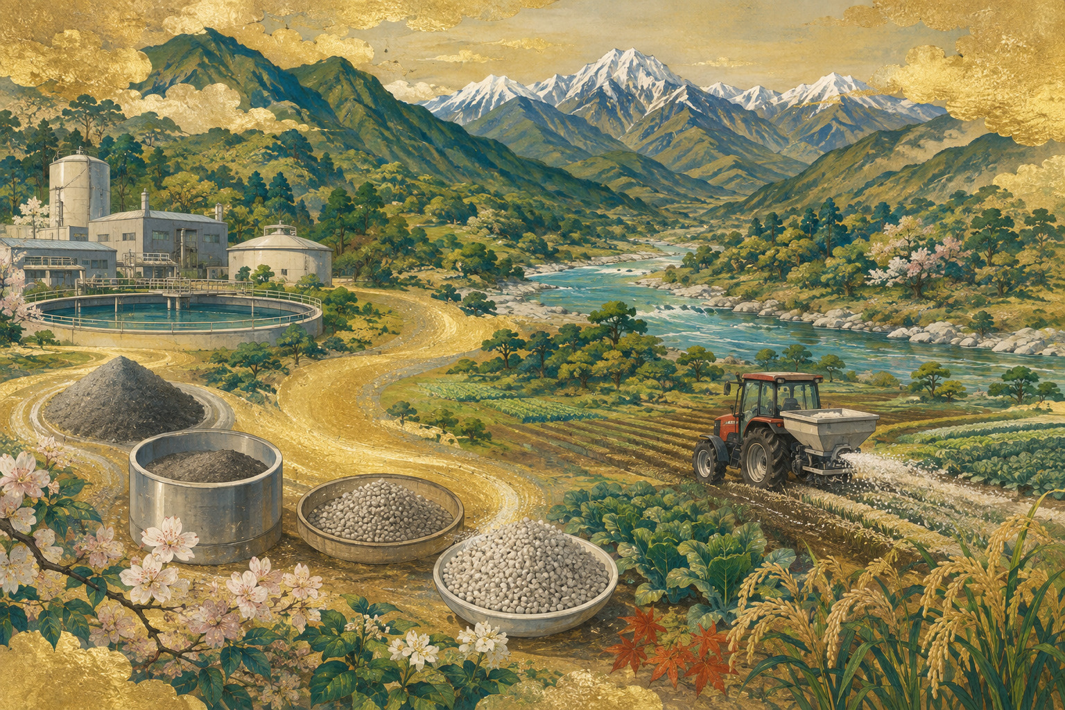 Nagano Turns Sewage Ash Into Agricultural Fertilizer