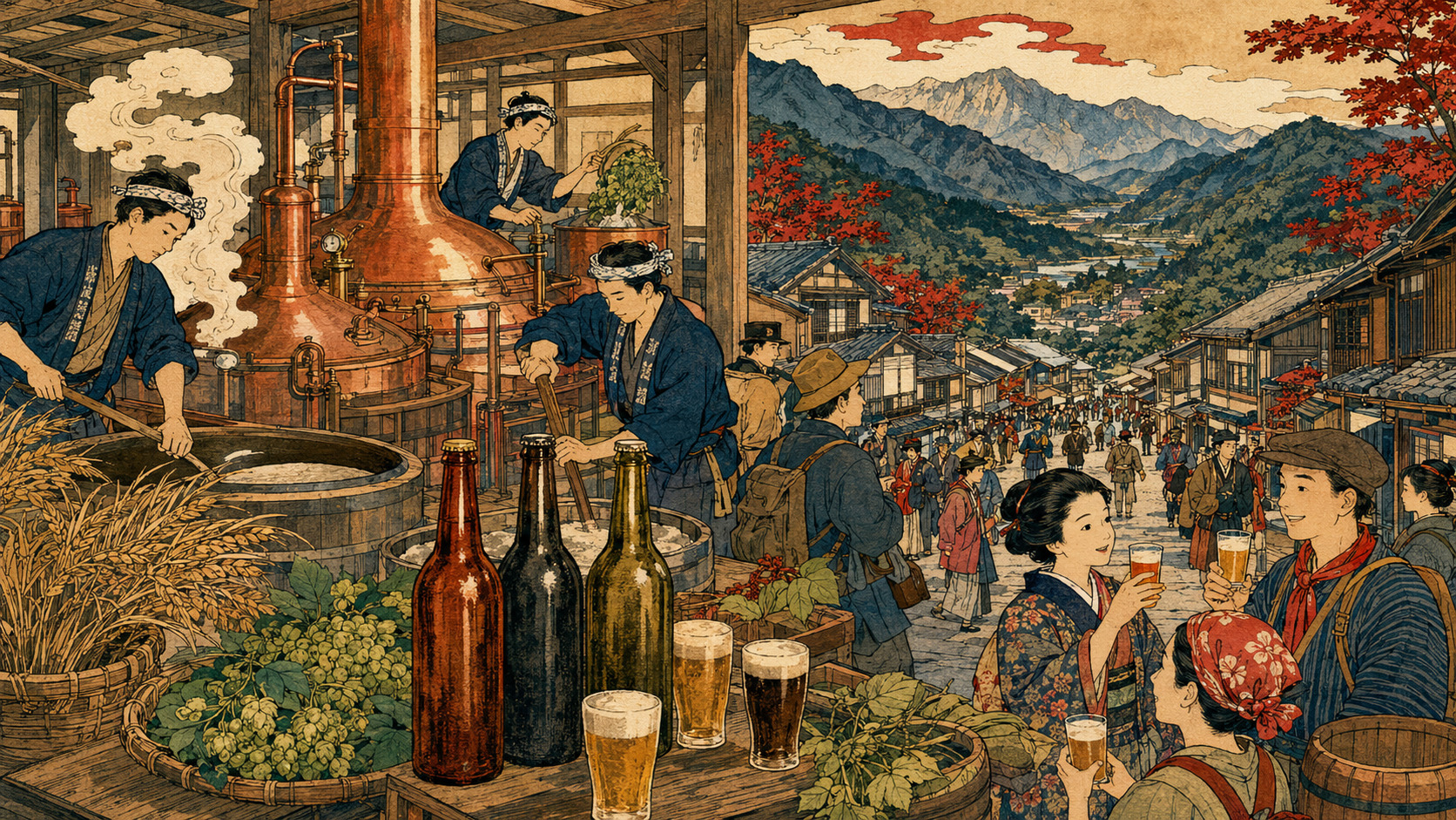 小さな醸造所、3本のビールで街を興す