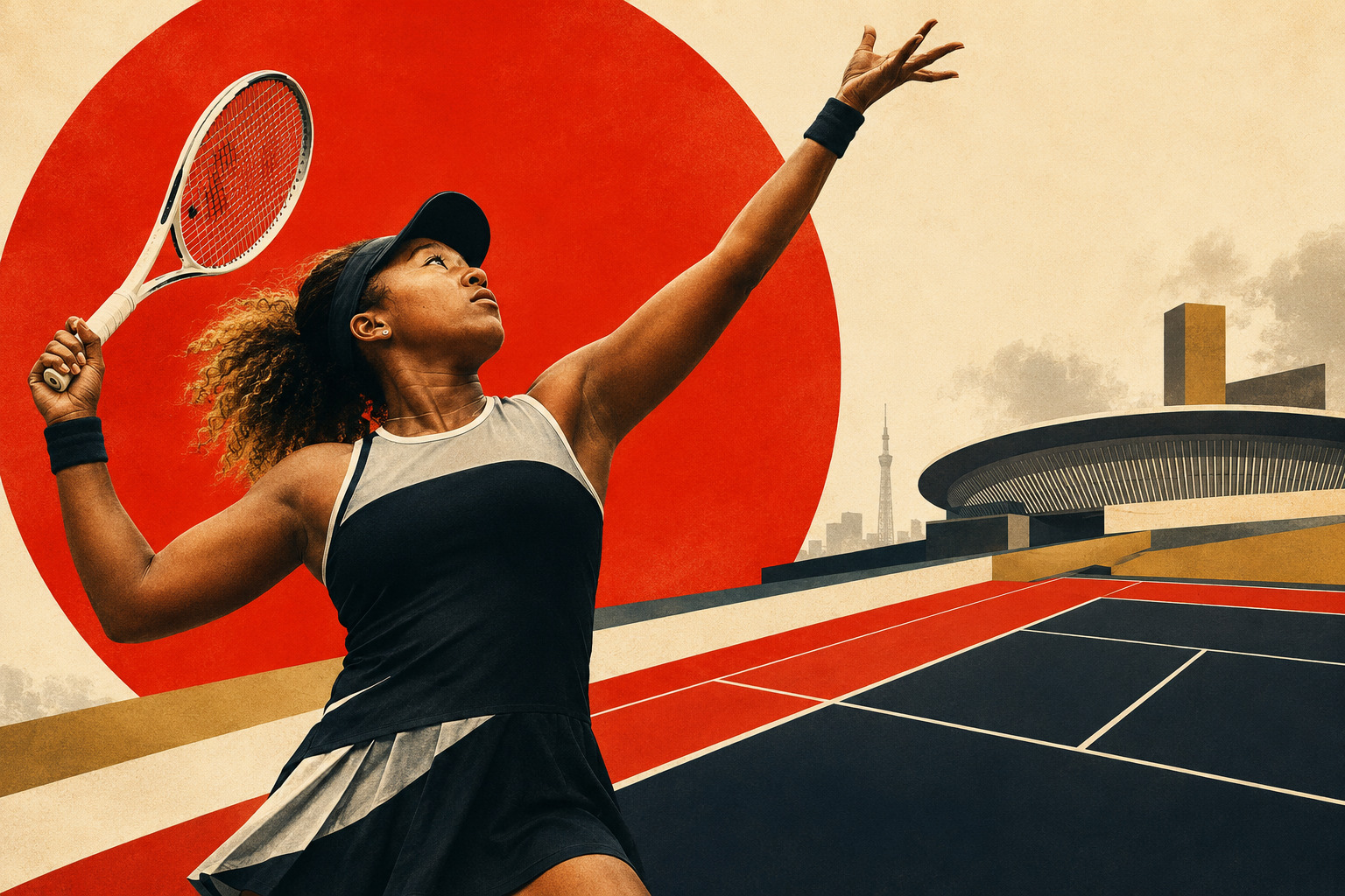 Naomi Osaka reaching the Washington quarterfinal and announcing her return to Tokyo