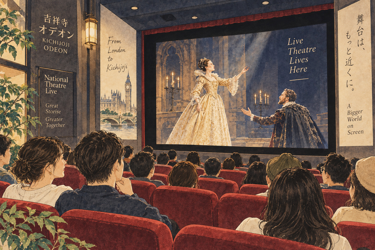 London Theatre, Another Audience: Kichijoji Odeon Gives Three National Theatre Live Productions a New Tokyo Run — editorial image