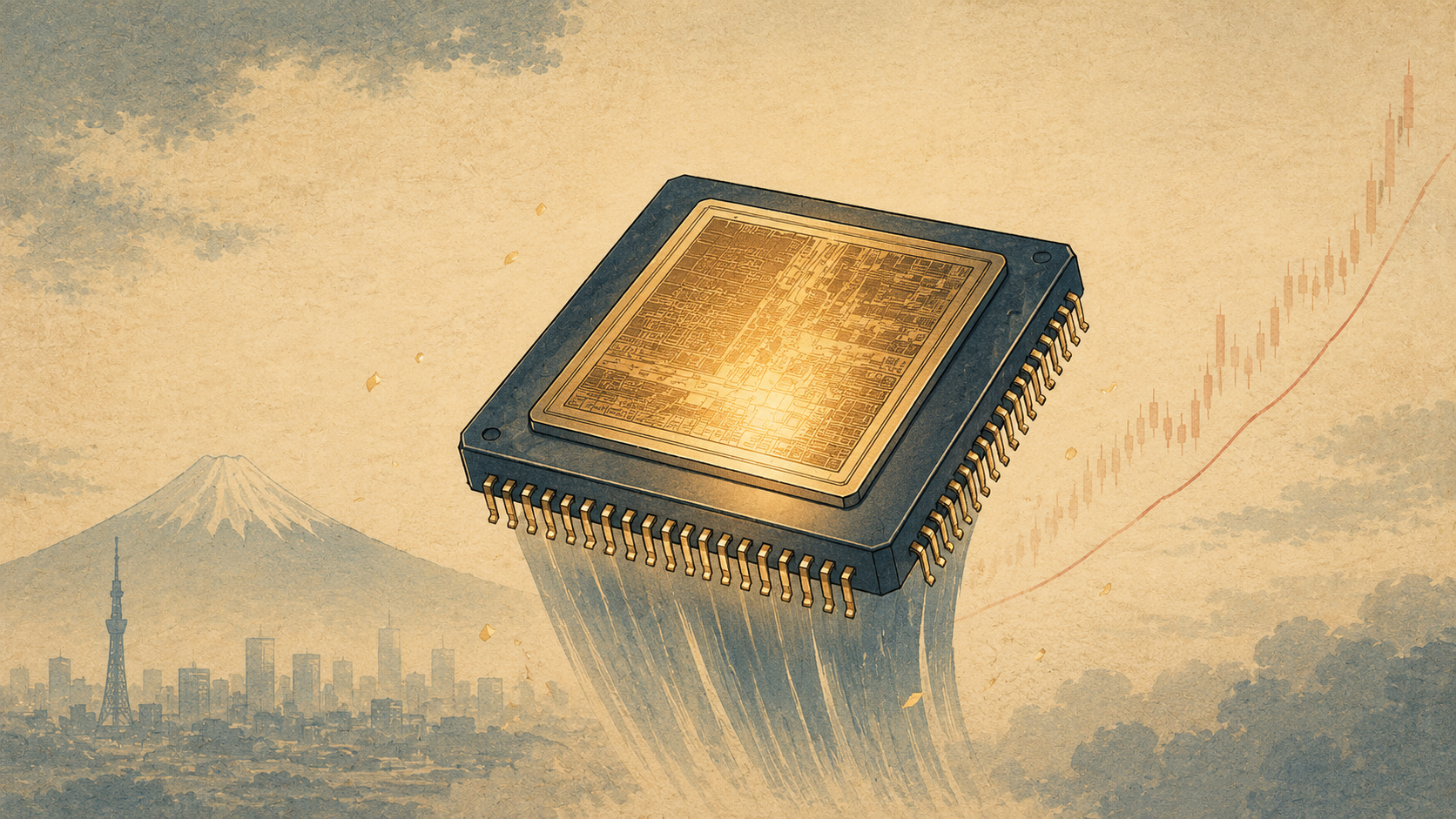 The AI trade is spreading from large models and chip equipment into the Japanese component makers that stabilize the power, memory and communications behind data centers.