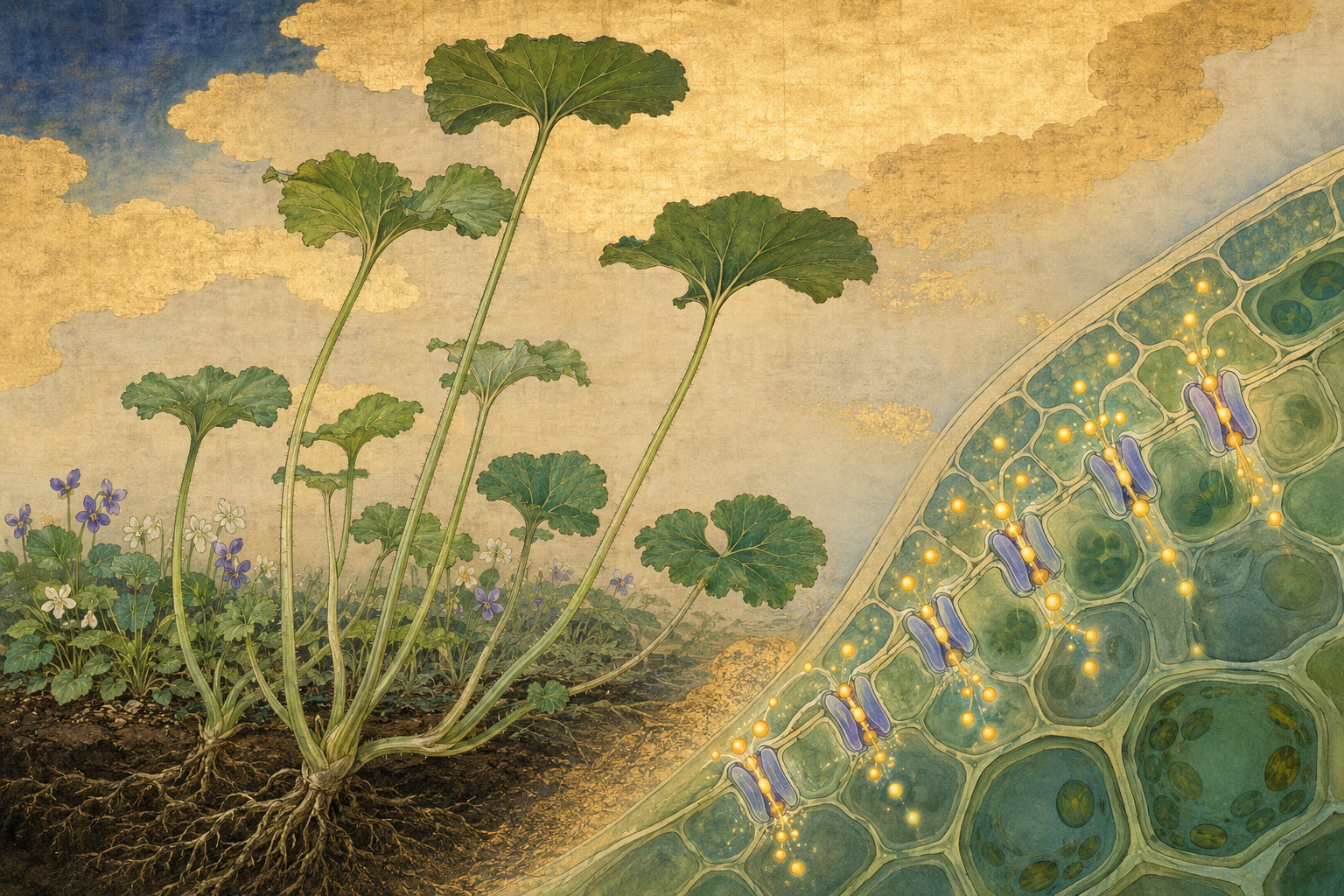Key Molecule Helps Plants Compete by Extending Their Leaf Stalks