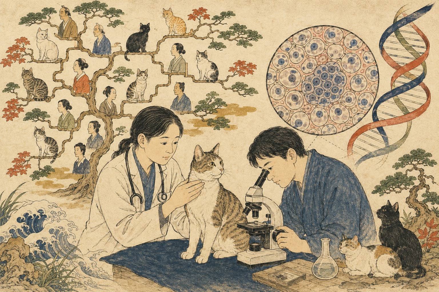 猫のがんにも「家系」はあるのか