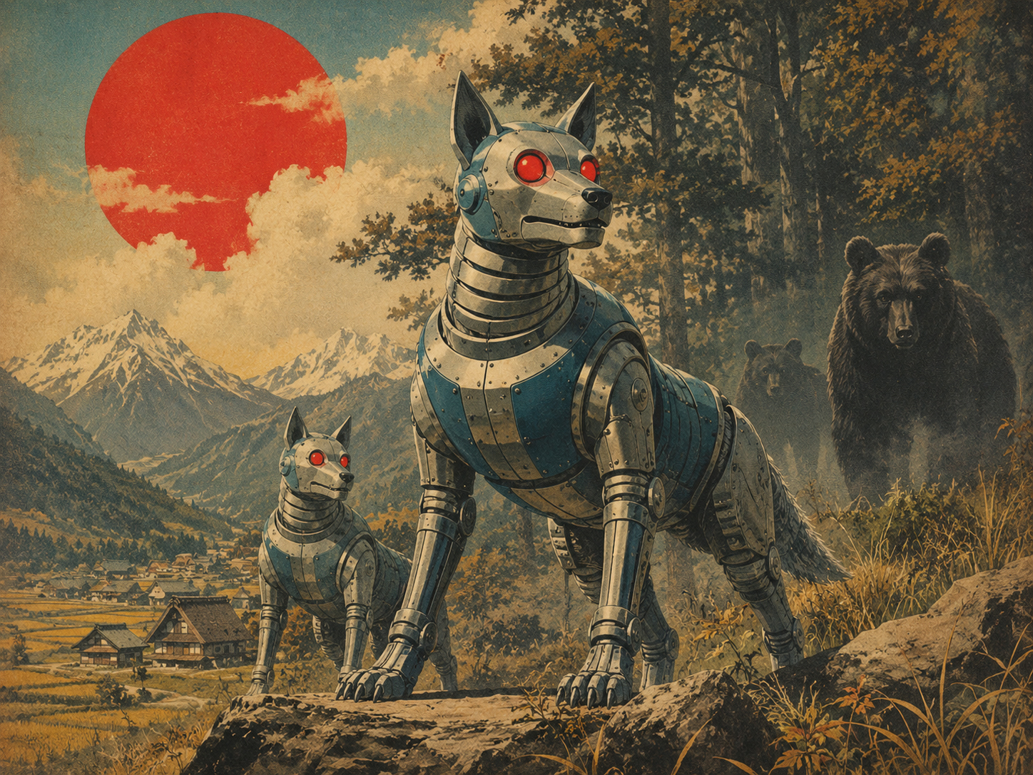 Robot Monster Wolves Patrol Japan’s Bear Country