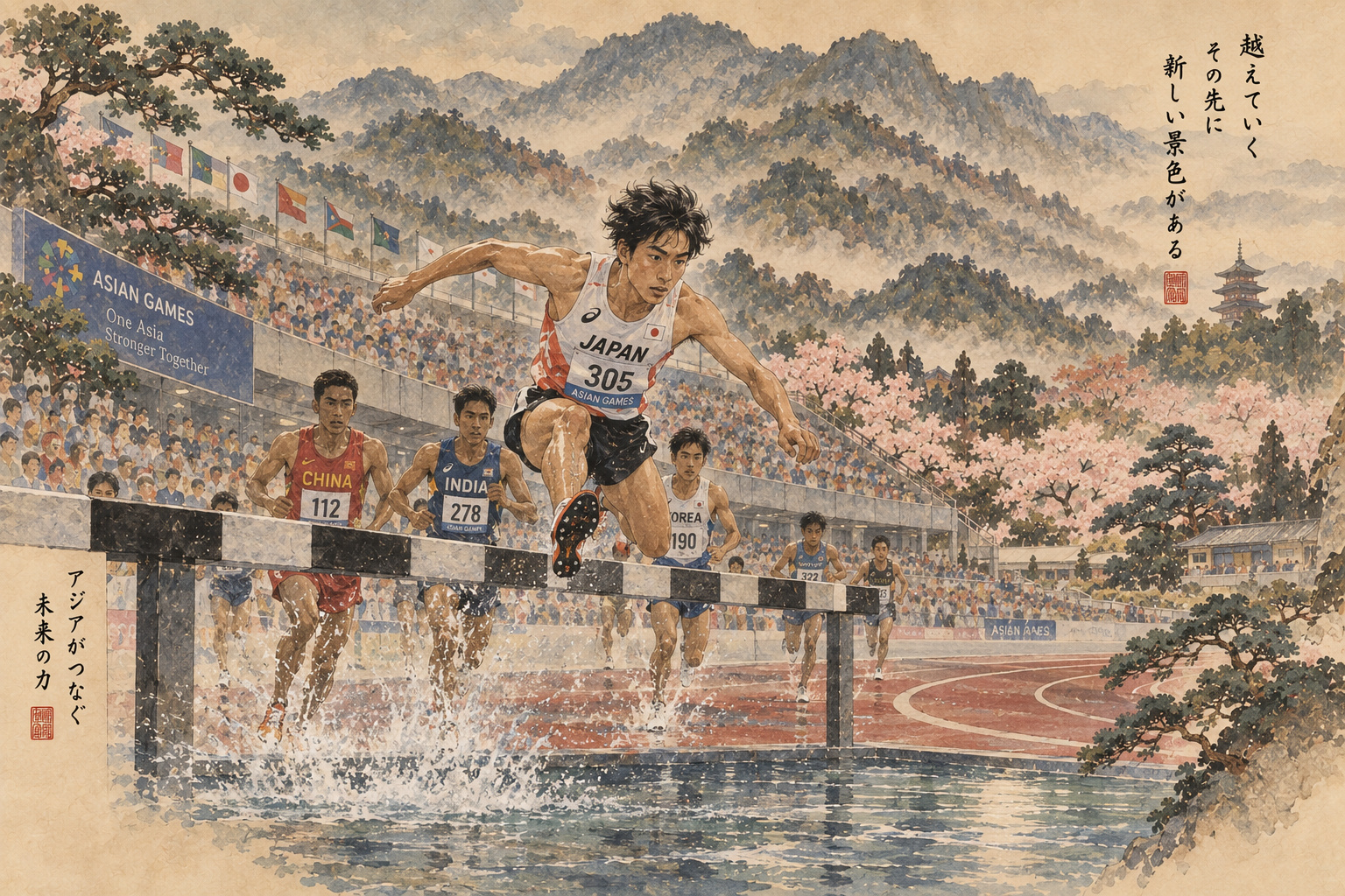 三浦龍司、28年ぶりの金――世界と戦ってきた24歳が日本の3000m障害をアジアの頂点へ戻した