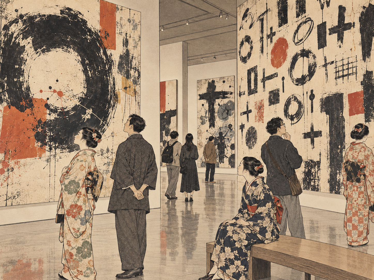 意味を消す記号、部屋を変える絵画――向井修二「EVANESCENTIA」が大阪で問うもの