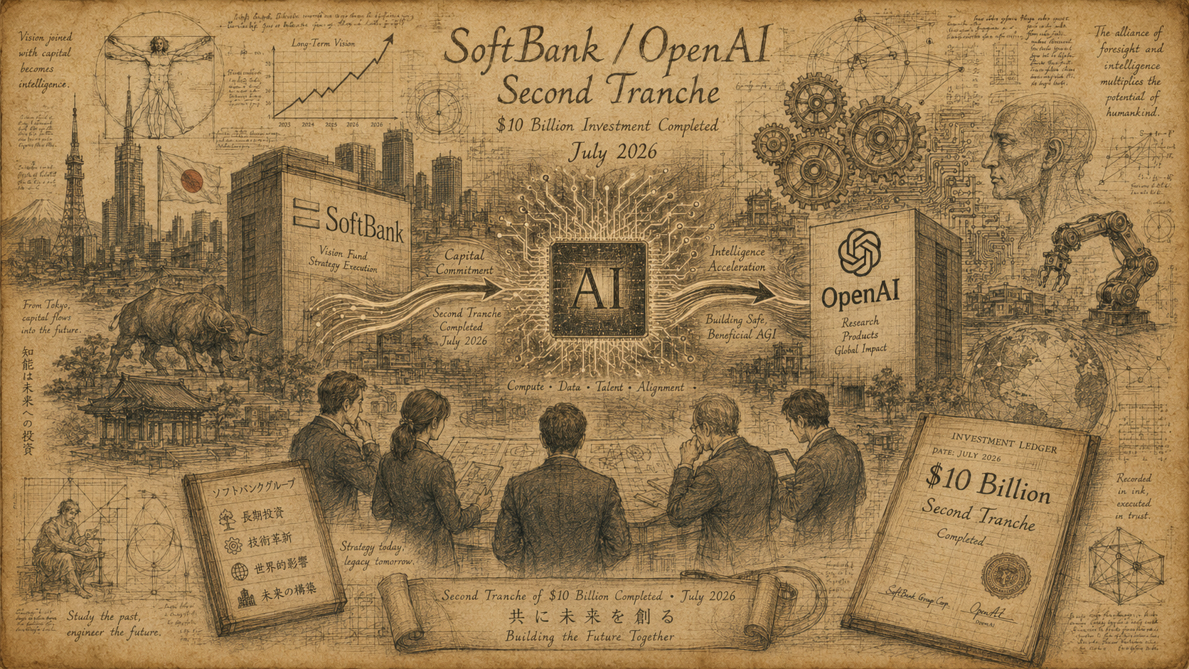 SoftBank、OpenAIへ追加100億ドル:AI時代の日本資本の大勝負
