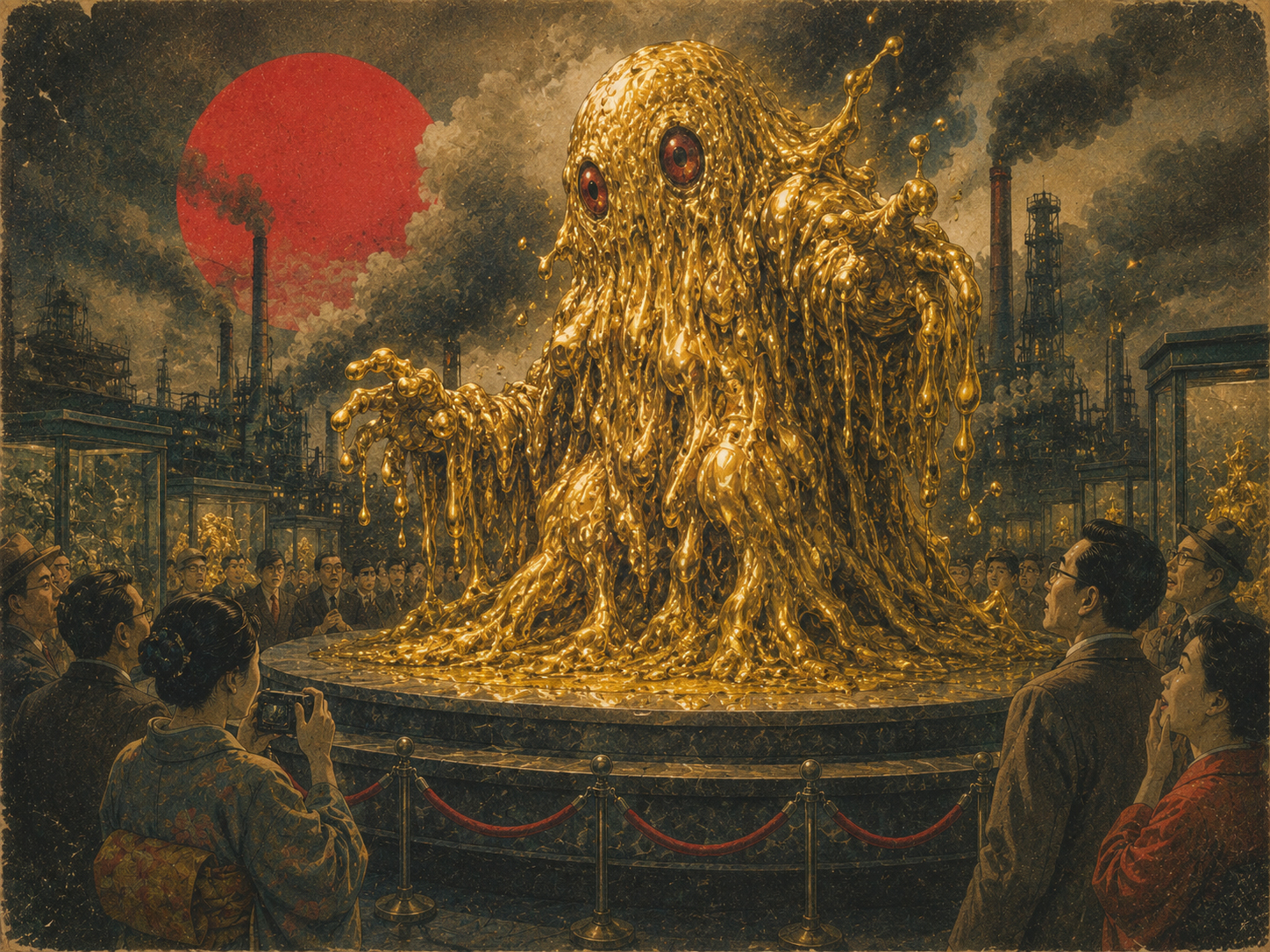 Japan Offers a Solid-Gold Toxic Sludge Monster