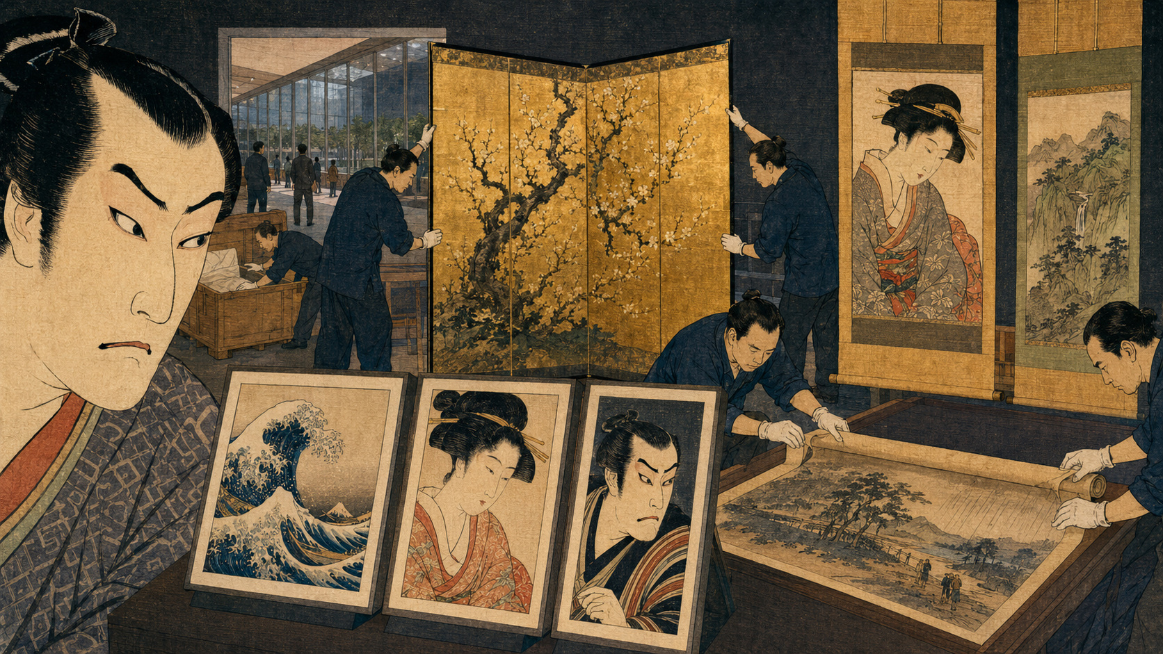 大英博物館所蔵の江戸絵画と浮世絵が東京へ