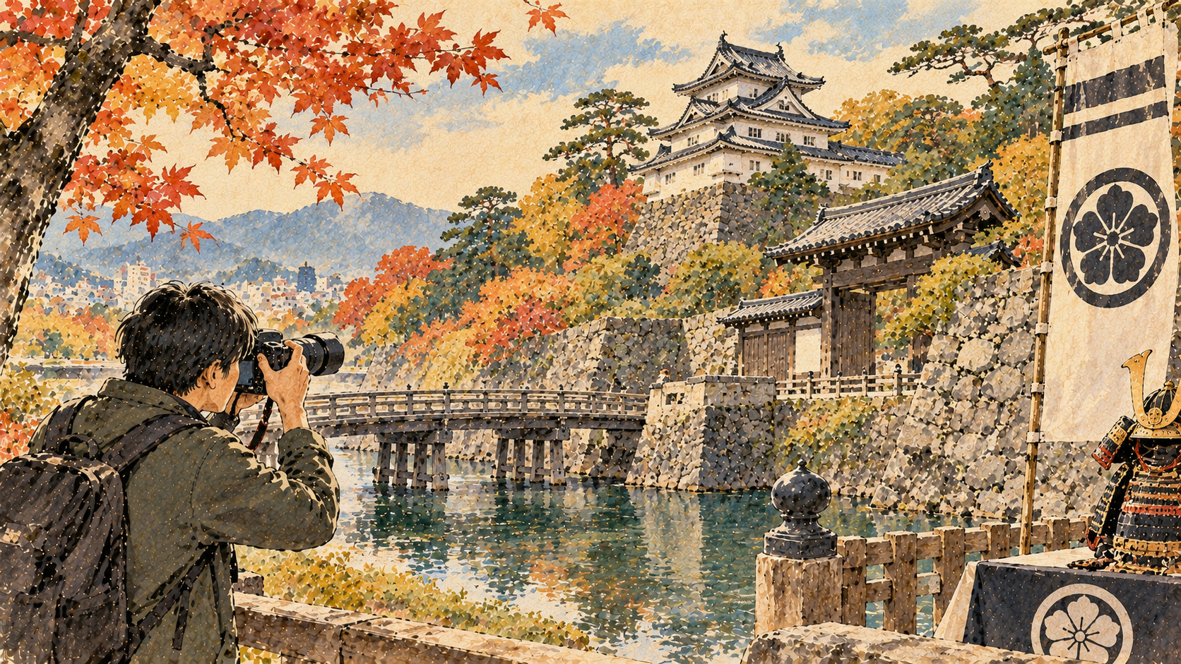 大杉隼平の写真でたどる蜂須賀家と徳島の記憶 — editorial illustration
