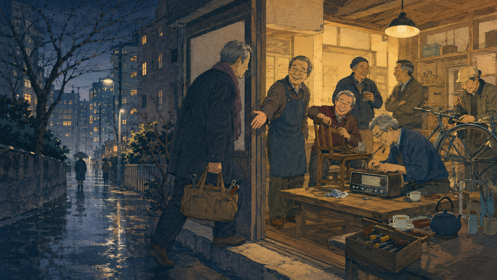 Tokyo Employers Are Being Asked to Prepare Men for Life—and Friendship—After Retirement